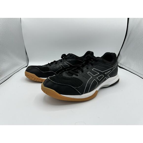 Asics Shoes - Asics Gel-Rocket Women's Size 9.5 Black Athletic Volleyball Shoes EUC B756Y